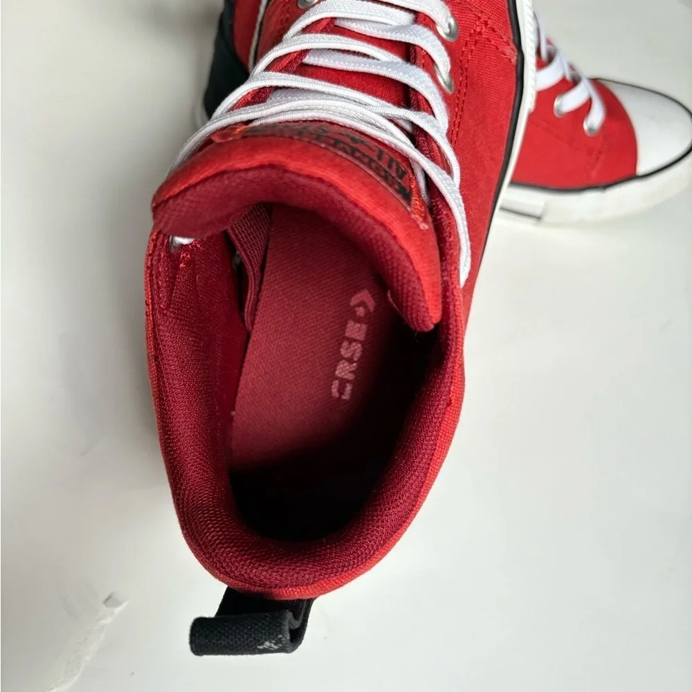 Converse Kids Red and Black All Star Sneakers